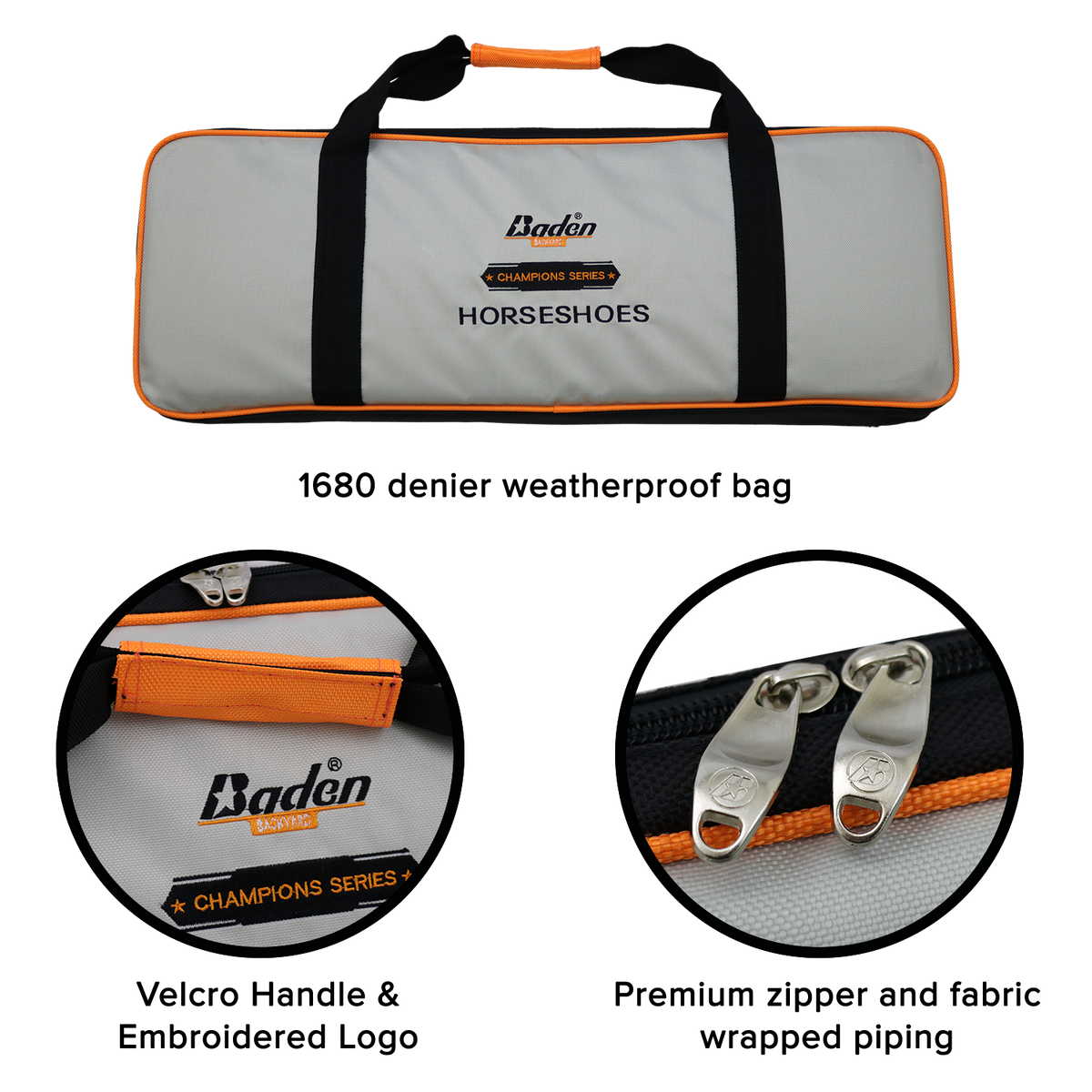 horseshoe set in bag