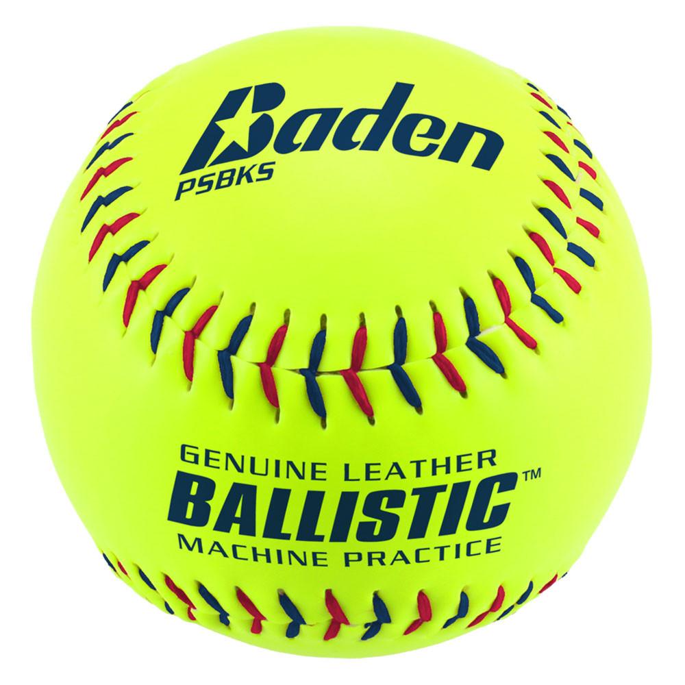 Ballistic Seamed Pitching Machine Softball 12 Balls (1 Dozen) / PSBKS